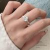 Geometrischer minimalistischer offener Ring für Frauen