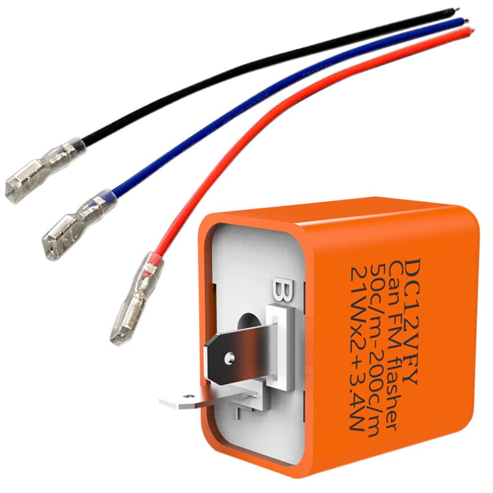 

Discover winds Motorcycle LED Protection Turn Signal Relay Hifula Prevention, Equipped with Speed Adjustment