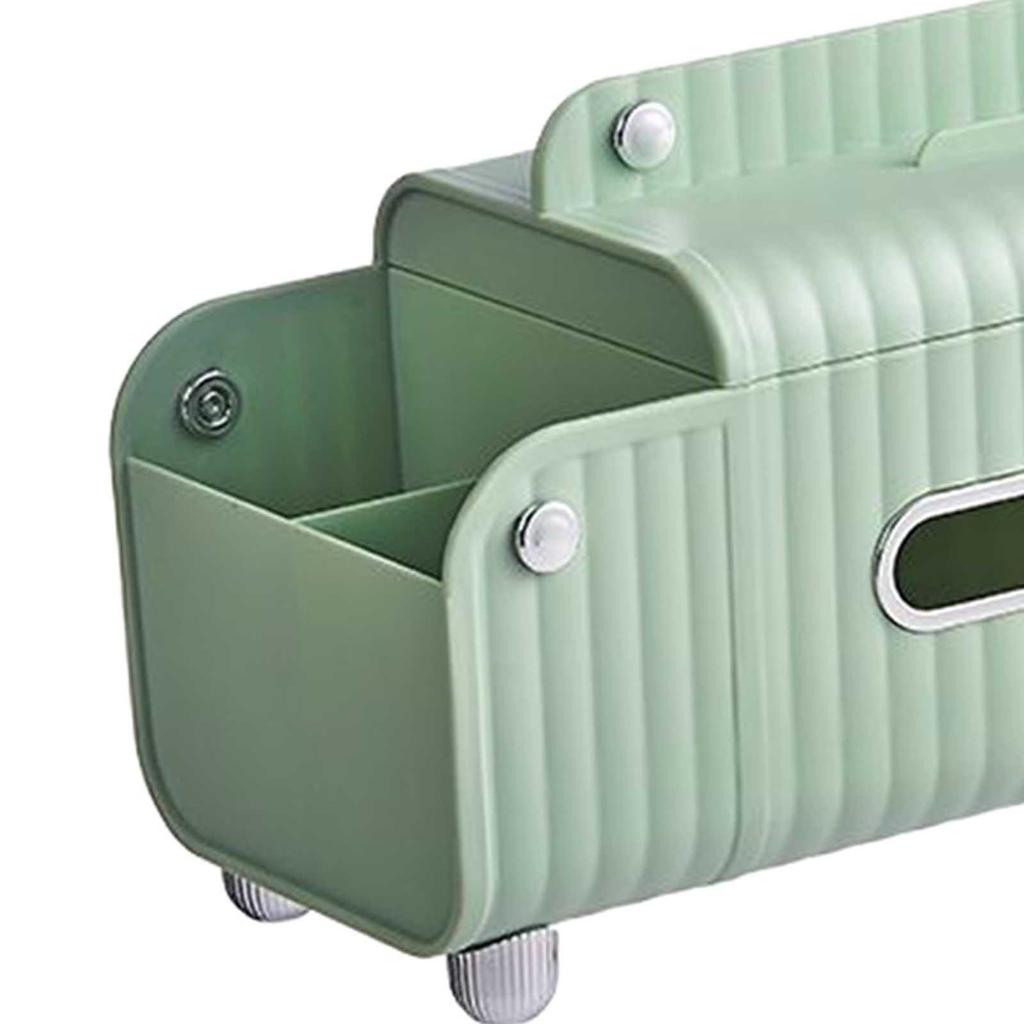 Facial Tissue Holder Modern Dispenser Box for Living Room Vanity Green