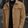 Autumn and Winter Lapel Men's Jacket Casual Sports Comfortable Jacket Men's Clothing