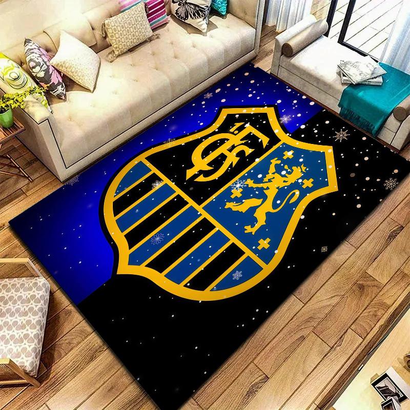 FC Saarbrücken Teppich für Wohnzimmer Schlafzimmer Zuhause Sofadekoration, Rutschfeste Bodenmatte für Kinder zum Spielen