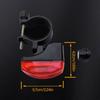 Magnetic Mount Bicycles Tail Lamp Commuters Bike Light Outdoor Cycling Tail Lamp for Safe Night Cycling