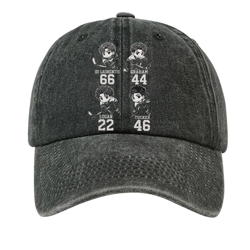 Washed Cotton Baseball Cap Vintage Soft Top Denim Hat Distressed Look Adjustable Back Strap Casual Style
