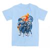 Summer Women Men Tees Film The Fantastic Four First Steps Movie T-shirt Cotton Summer Female Tshirts Unisex Streetwear Top