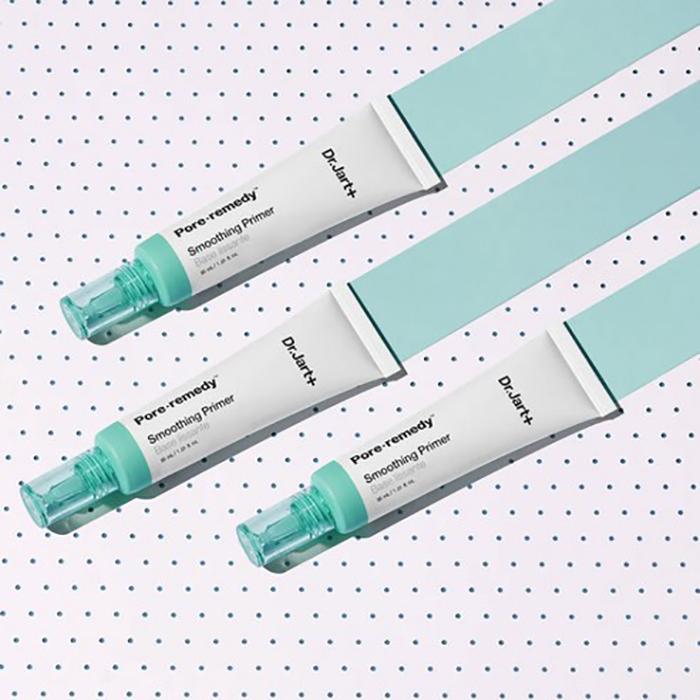 Dr.Jart+ Pore Remedy Porenpflege-Set – Exfolierendes Serum, Glättender Primer, Erneuernder Schaumreiniger, Koreanisch