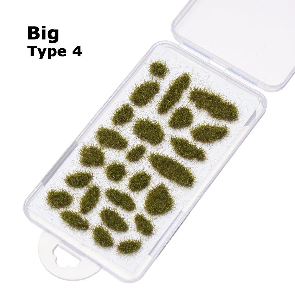 Irregular Grass Tufts Artificial Flower Cluster Simulation Wargaming Scenery Sand Table Layout DIY Accessories Modeling Material