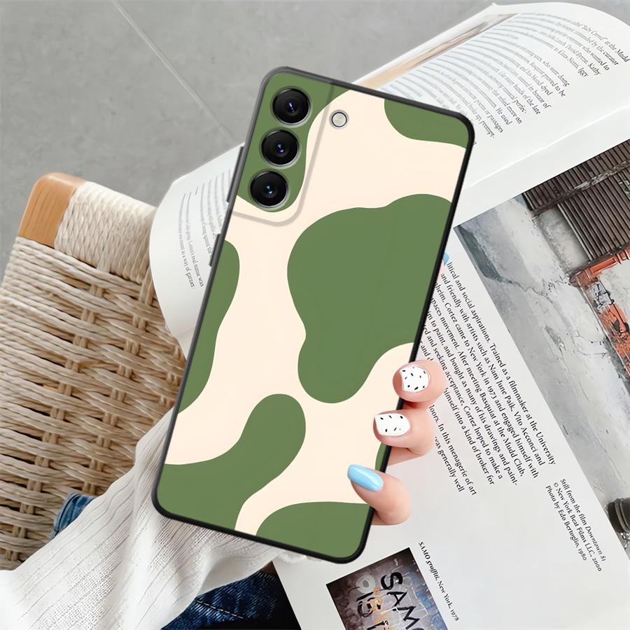 Simple Pattern Case for Samsung Galaxy A03 A40 A16 A20 A13 A30 A15 A50 A10 A12 A70 A06 A05 A04 Black Soft Phone Cover
