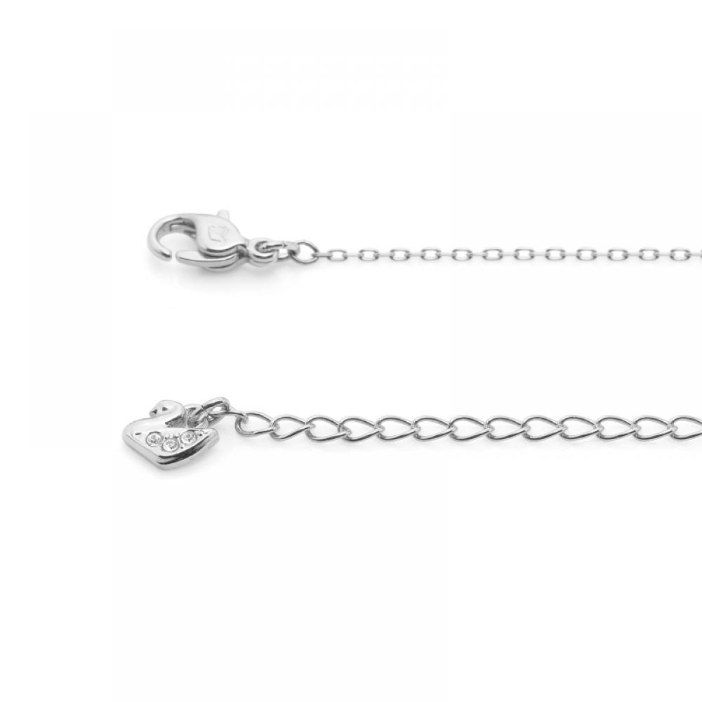 Swarovski 5533397 Swan Dazzling Swan Blue Necklace