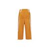 Adidas Striped Logo Print High-Waisted Tapered Vintage Sports Pants Women Pants Deep-Orange HA0815