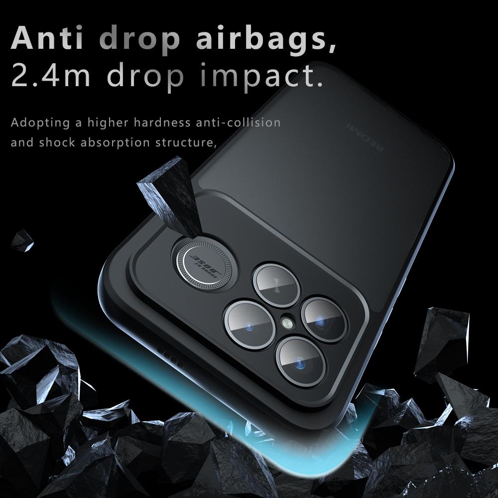 Airbag Super Protection Soft TPU+PC Clear Matte Back Cover For Xiaomi Poco F8 Pro Ultra PocoF8Pro PocoF8Ultra 5G Phone Case