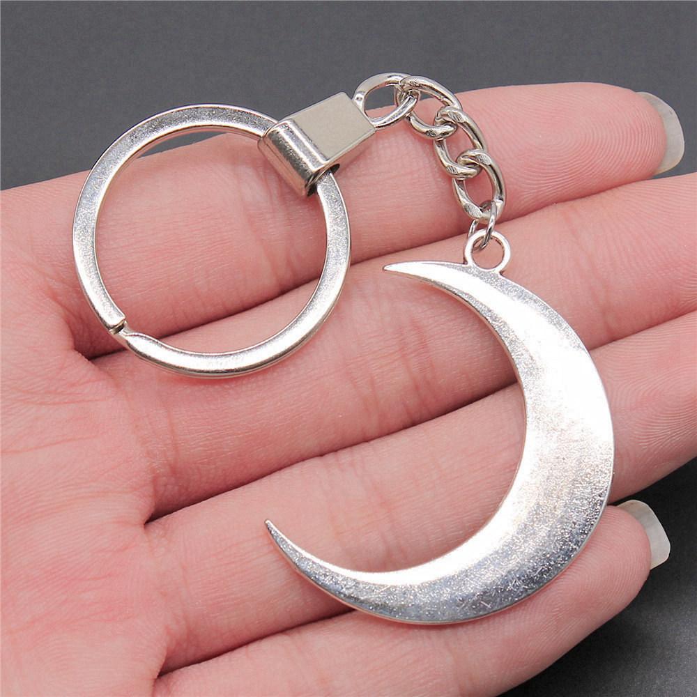 30mm Keychains Sun Moon Pentagram Vintage Jewelry Supplies QY047