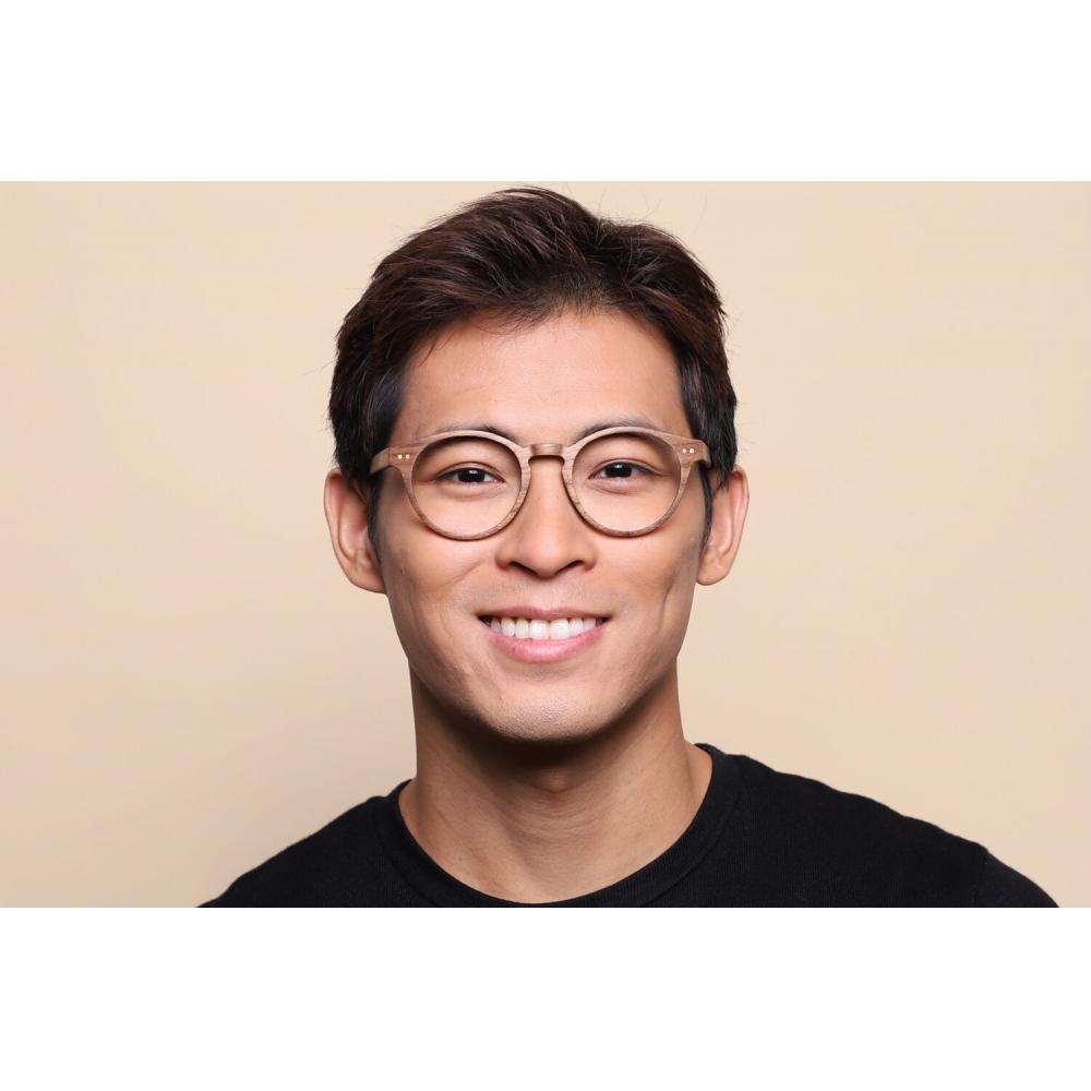 Oh My Woodness  Istanbul A06 21 Ws001 Rx Unisex Eyeglasses