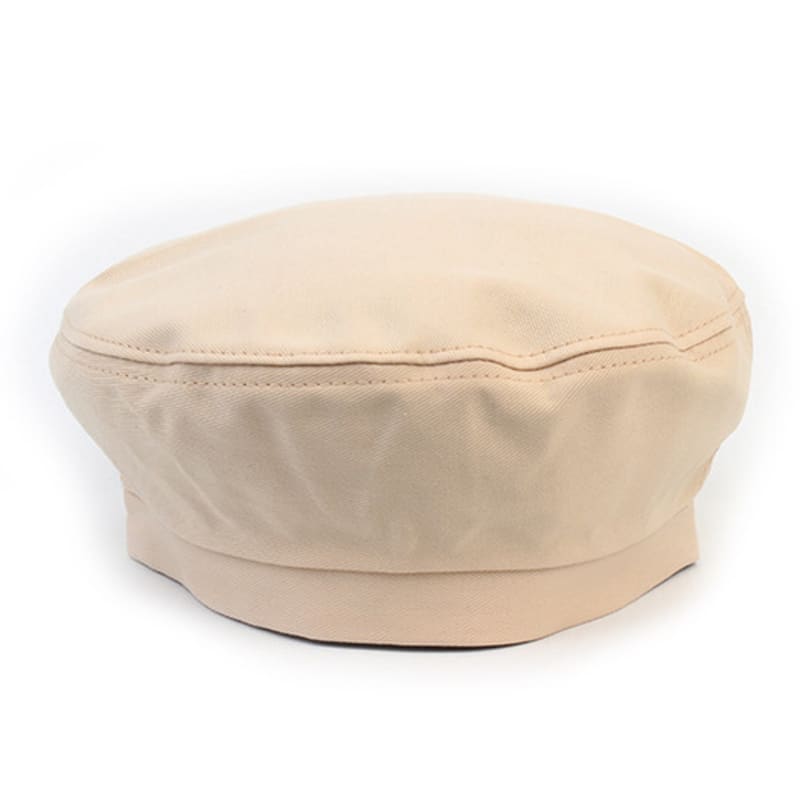 Universal chemistry Simple Cotton Ivory Beret Beret