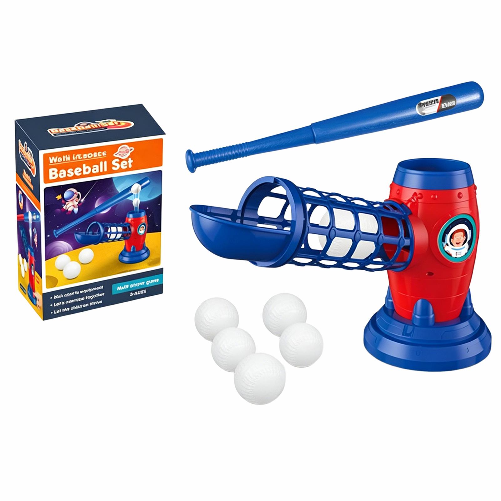 Catapult-Baseball Set For Kids Baseball Trainers Set For Outdoor Play Indoor Outdoor Electric Catapult-Launcher Trainers Set