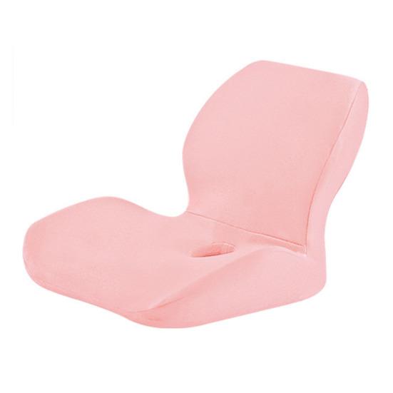 Memory Foam Seat Cushion Ergonomic Design One-piece Seat Cushion with Waist Support Anti-slip Backrest Cushion