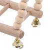 Ponte suspensa para pássaros, escada, balanço, brinquedo para escalada, acessório para gaiola de animais de estimação como esquilos, papagaios, hamsters e ratos.