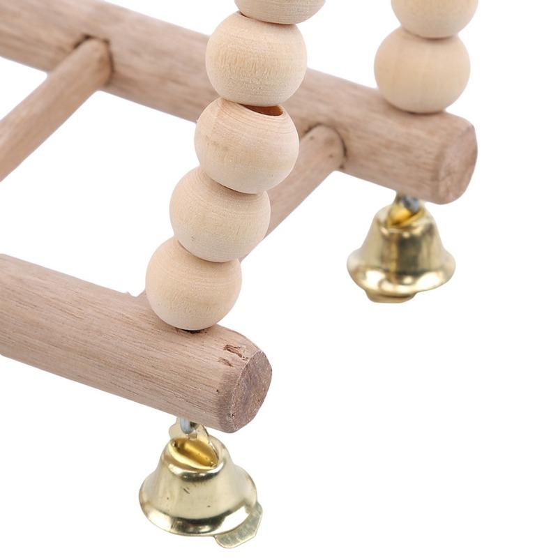 Ponte suspensa para pássaros, escada, balanço, brinquedo para escalada, acessório para gaiola de animais de estimação como esquilos, papagaios, hamsters e ratos.