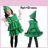 Premium Christmas Tree Clothing For Children Striped Design Perfect For Role-playing