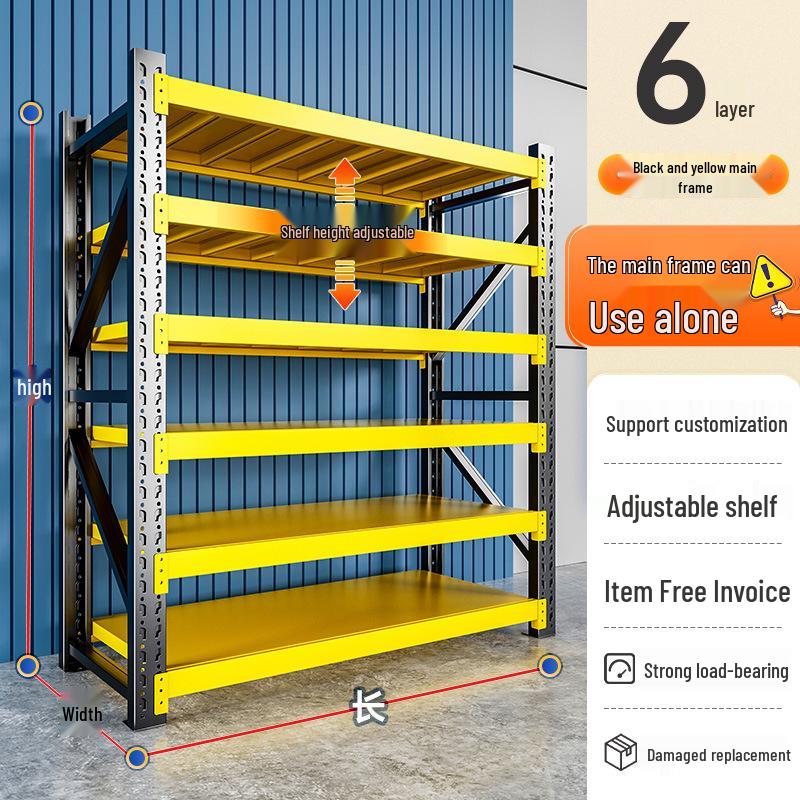 Heavy-Duty Multi-Layer Storage Racks for Commercial and Garage Use
