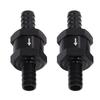 Auto Parts Fuel Check Valve Real Carburetors Black One-Way Aluminum Alloy Fuel Check Valve Inline Mm Carburetors