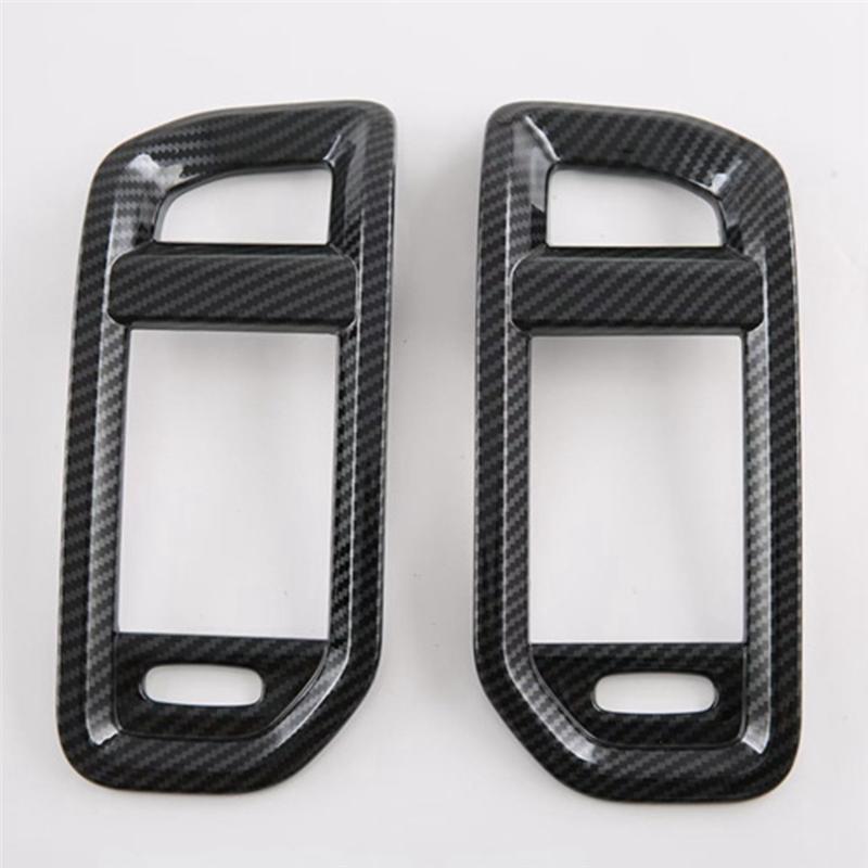 Car Interior Replacement Parts Accessories trument Desk Side Air Vent Trim Cover For Dodge RAM Trucks 1500 TRX
