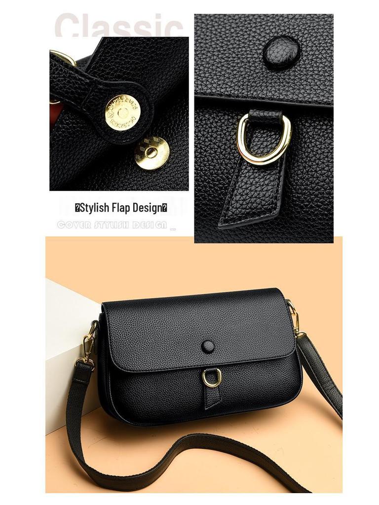 Korean Style Women's Shoulder Bag - Trendy, Textured, Large Capacity Crossbody for Simple Commuting & Fashionable Look