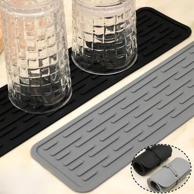 Washable Long Non-slip Mat Kitchen Countertop Insulation Mat for Bathroom Accessories