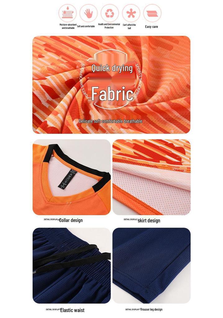 Kids' Quick-Drying Sports Suit for Badminton, Tennis, and Table Tennis Training