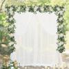 Multicolor Artificial Dahlia Flower Vine DIY Gypsophila Silk Wall Hanging Garland Accessories Ornament