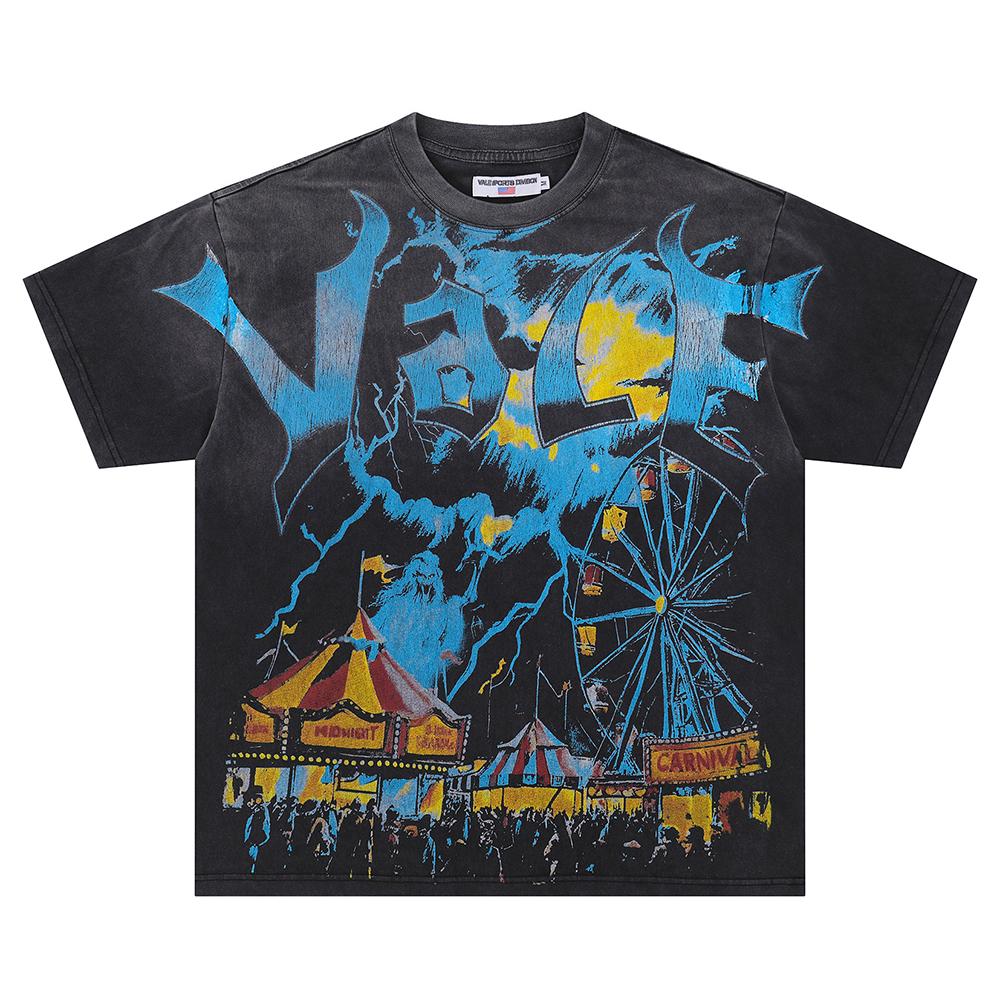 

V108 Vale SPORTS DIVISION FESTIVAL TEE Summer Street Trendy T-shirt XL
