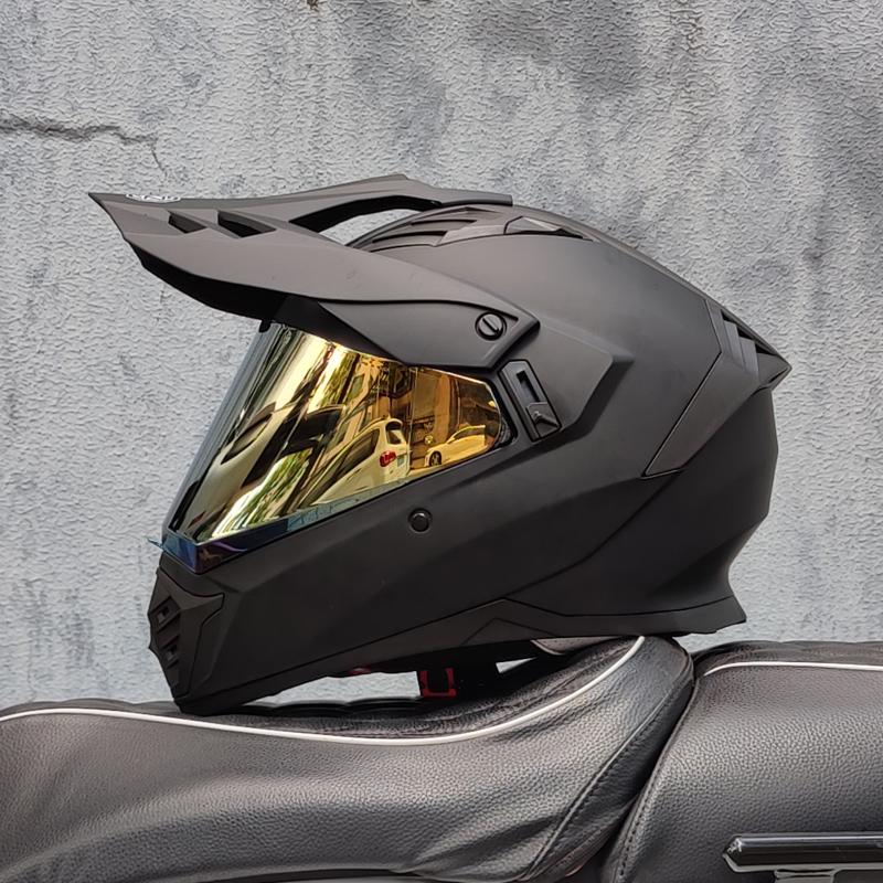 ORZ Offroad-Rallye-Motorradhelm DOT-zertifiziert MTB ATV Motorrad Offroad-Motorrad Blendschutz