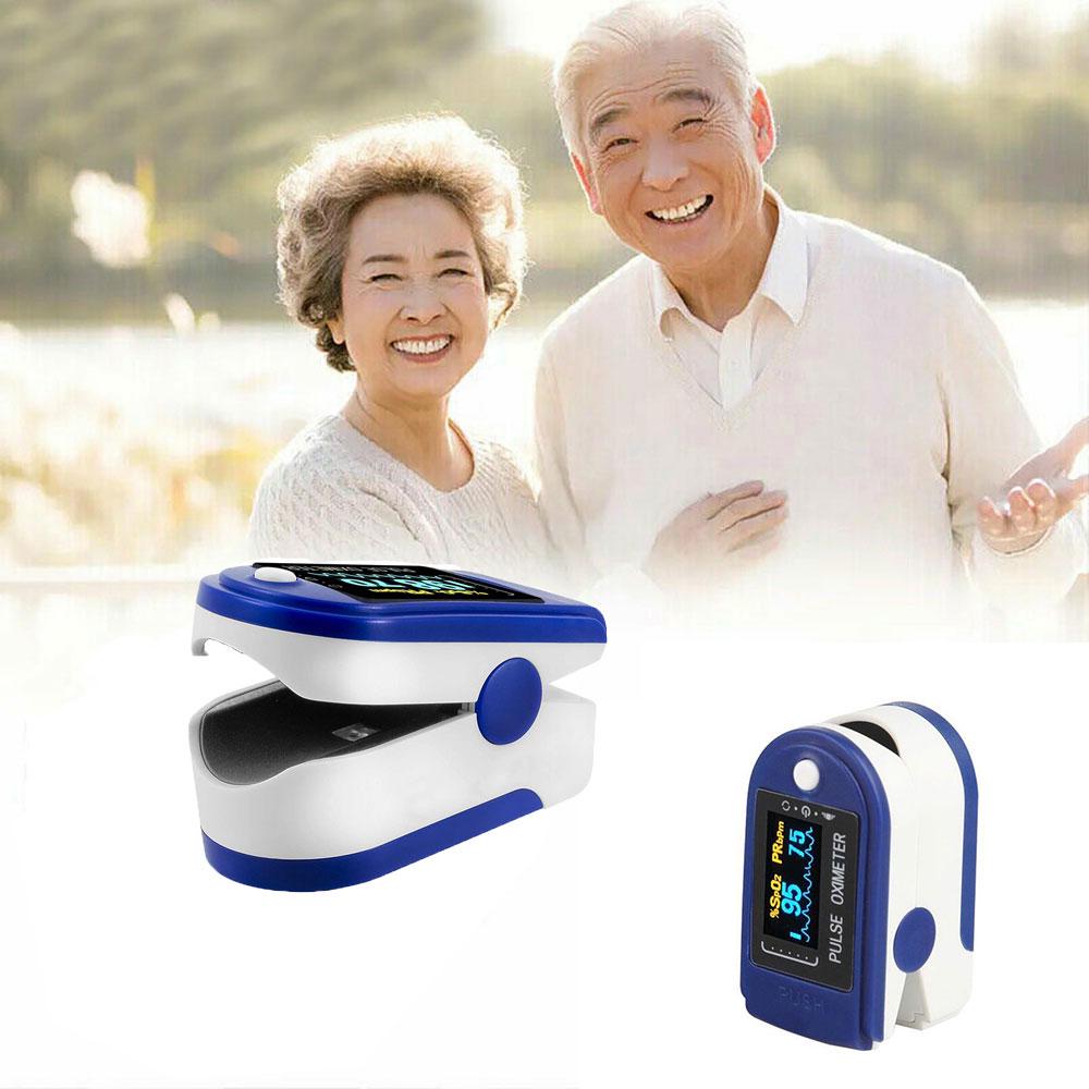 Monitor tlenu we krwi Pulsoksymetr na palec Monitor saturacji tlenem Klip do pulsoksymetru na palec