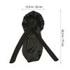 Satin Hair Bonnet Butterfly Bowknot Elastic Band Wide Brim Hair Protection Hat Long Satin Bonnet Sleeping Accessory
