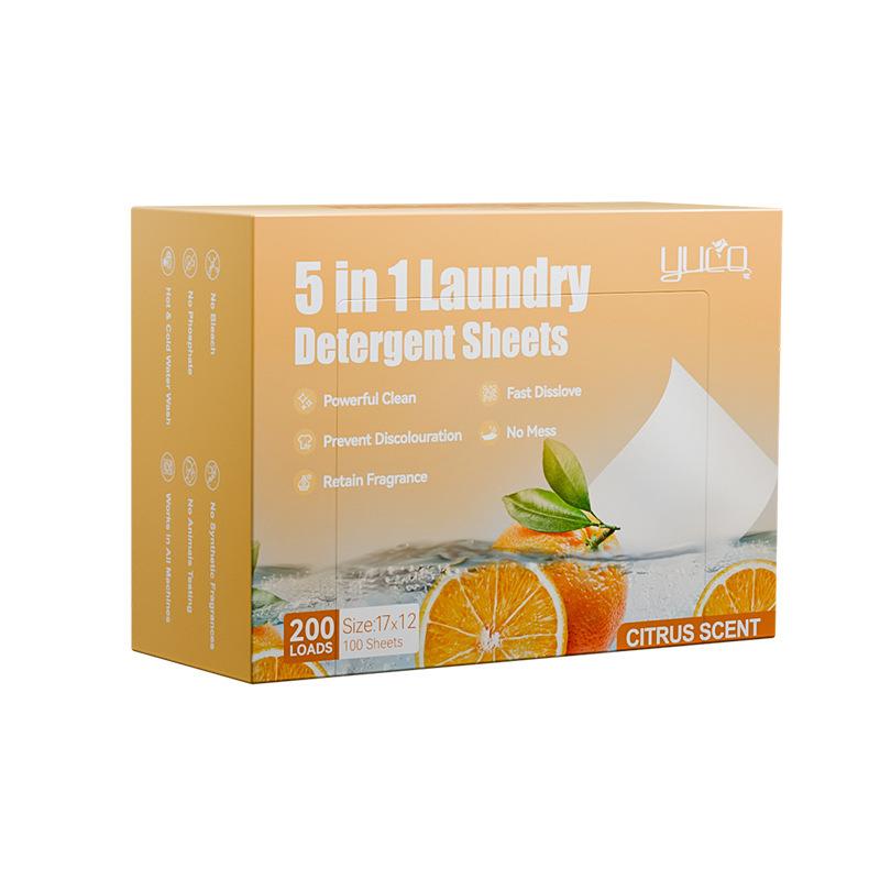 Wäsche-Blasenpapier gestrichelte Linie, Wasser-Waschtabletten, Tiefenreinigung, hochkonzentrierte Waschtabletten, verschiedene Farben und Düfte