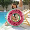 Adults Inflatable Pool Floats Strong Eco-friendly PVC Watermelon Swimming Ring Buoyancy Cute Floating Circle Summer