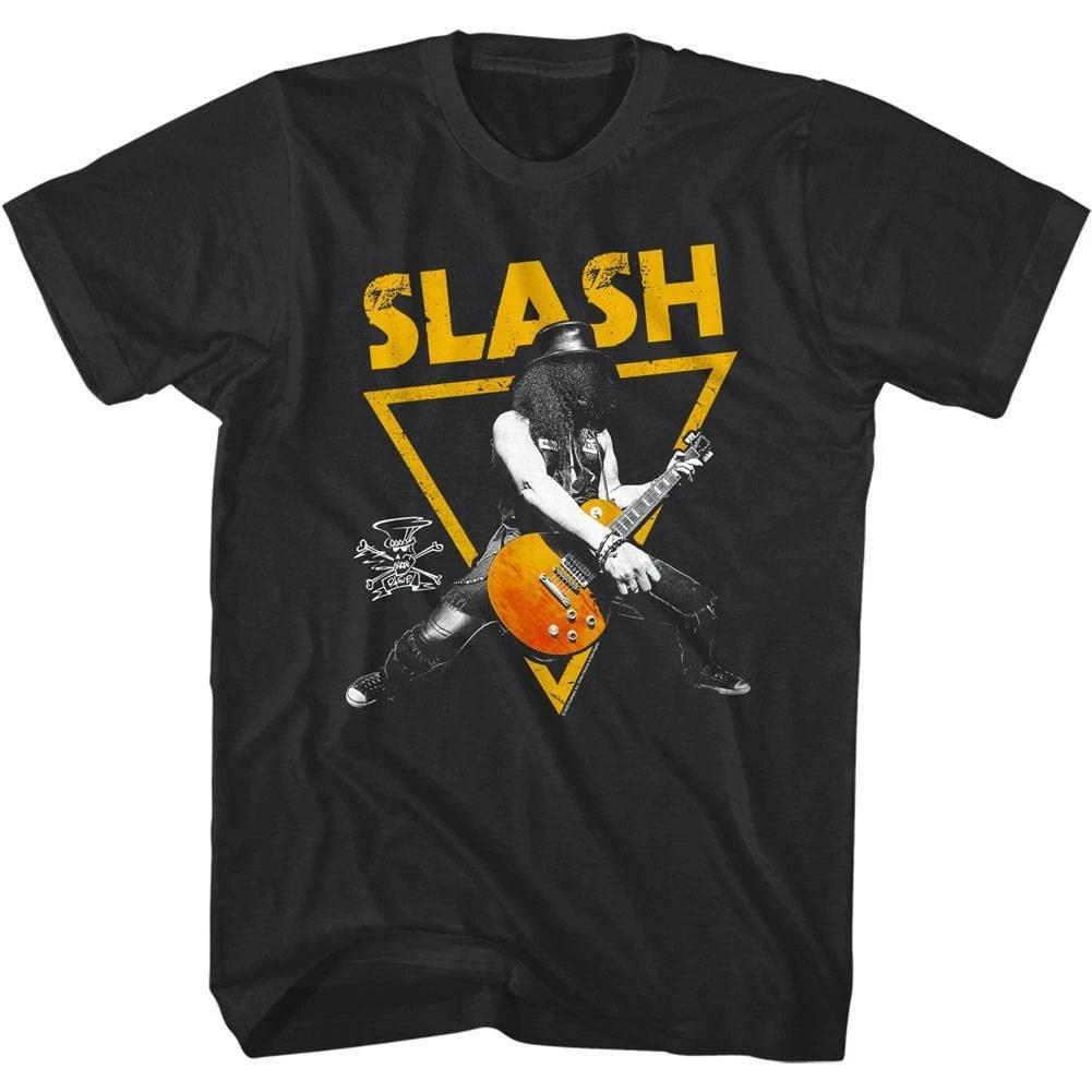 

Мужская футболка Slash Signature Gold Мерч рок-гитариста Музыкант Guns n Roses XL