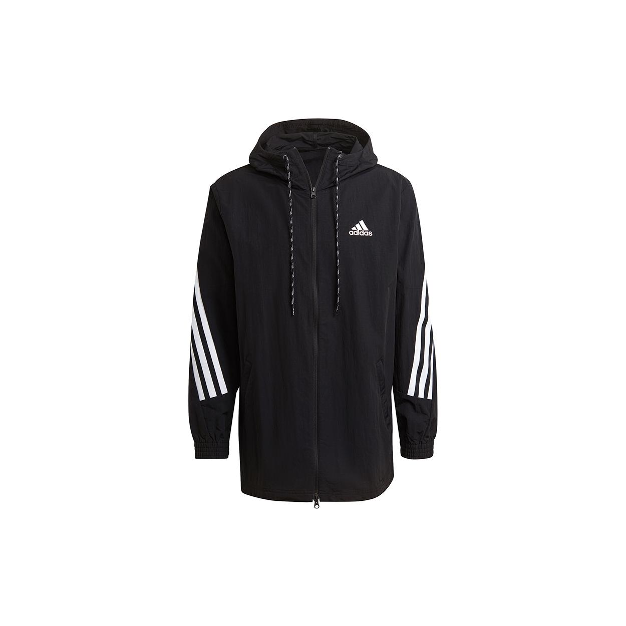 

New Adidas Jackets Men Black GM5752 S