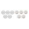 5 Pieces Floor Drain Cover Shower Drainer Cover for Bathroom Basement Toilet