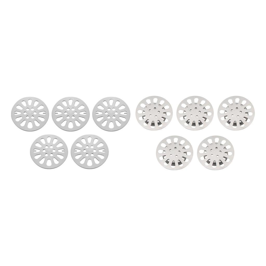 5 Pieces Floor Drain Cover Shower Drainer Cover for Bathroom Basement Toilet