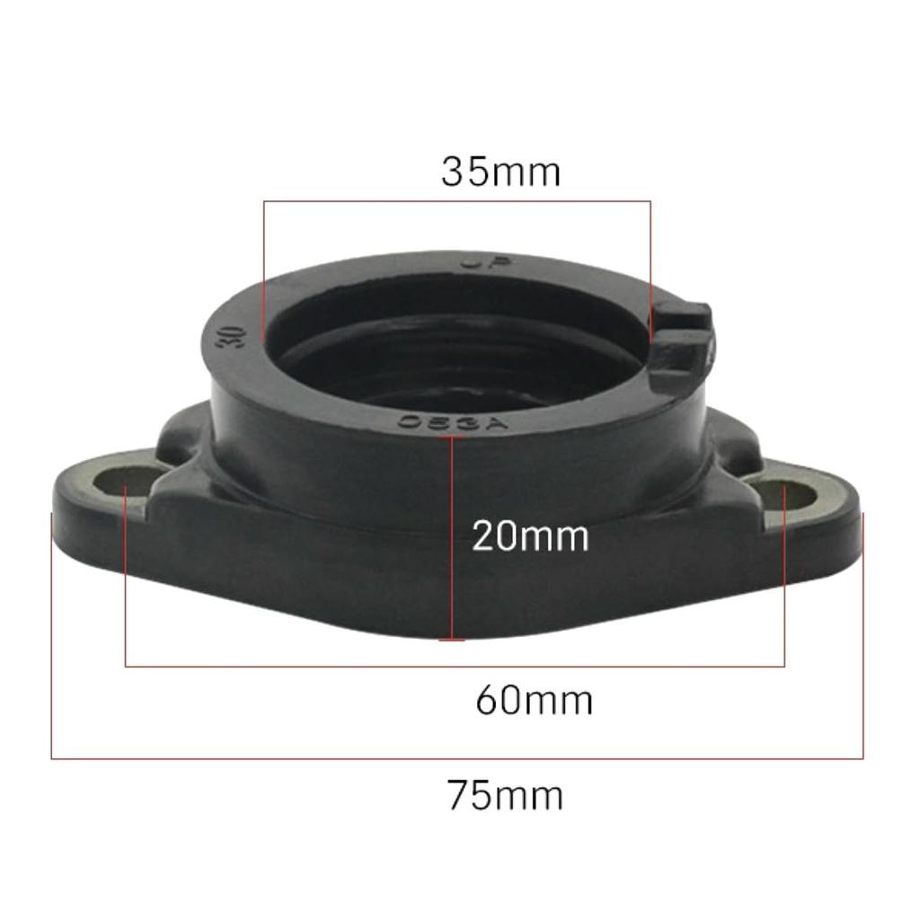 [Deepa Ribusu] Suzuki GN125 GN125H GZ125HS EN125 Intake Manifold with O-Ring Bike Parts Replacement