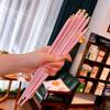5 Pairs Colored Reusable Chopsticks, Fiberglass Chopsticks Set, Non-Slip, 25.5cm