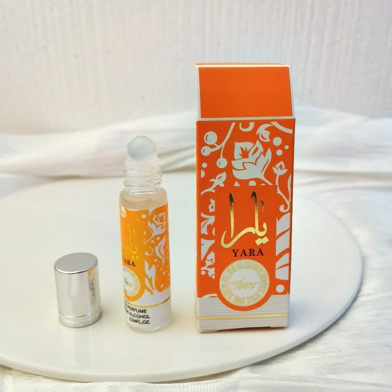 

10 мл Роликовый парфюм Ближнего Востока Дубай Арабское эфирное масло Уникальный шарм Аромат Портативный парфюм Подарки для мужчин женщин 10ml оранжевый