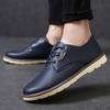Summer Men'S Casual Leather Shoes Korean Version Trendy Men'S Shoes Waterproof And Breathable Men'S Shoes Medium Men'S Shoes Low-Top Shoes