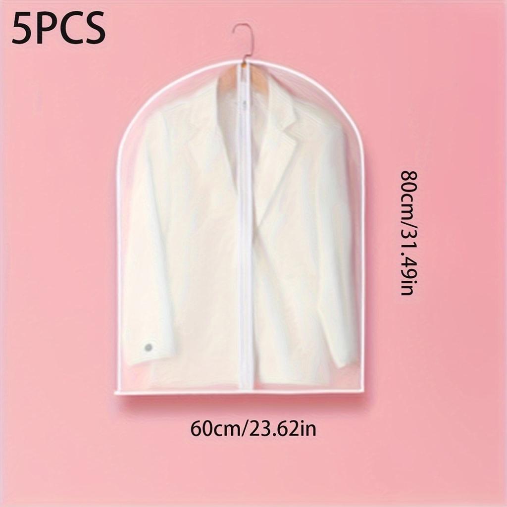 Transparent Clothes Dust Cover Peva Transparent Clothing Cover High-End Dust-Proof Hanging Clothes Bag Dust Bag Stereo Suit Dust-Proof Cover Clothes