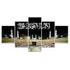 18 Stile 5 Stück Der Koran Motto Moschee Poster Wandkunst Leinwand HD Gedruckt Islamische Kalligraphie Ölgemälde Bilder Heimdekoration