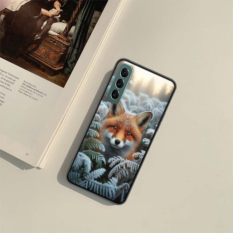 

The Red Fox in Winter Ice and Snow Phone Case for Samsung A54 A14 A24 A34 A17 A37 A57 A55 A35 A25 A15 A07 A05S A04S A12 A22 A32 Samsung Note 20Ultra