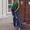Women's Fashionable Casual ,color Vest Top