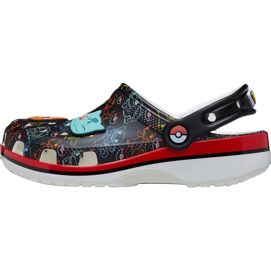 Crocs Pokémon x Classic Clog Kids Pokémon Starters Kids Sneakers Black Multi 211344-90H