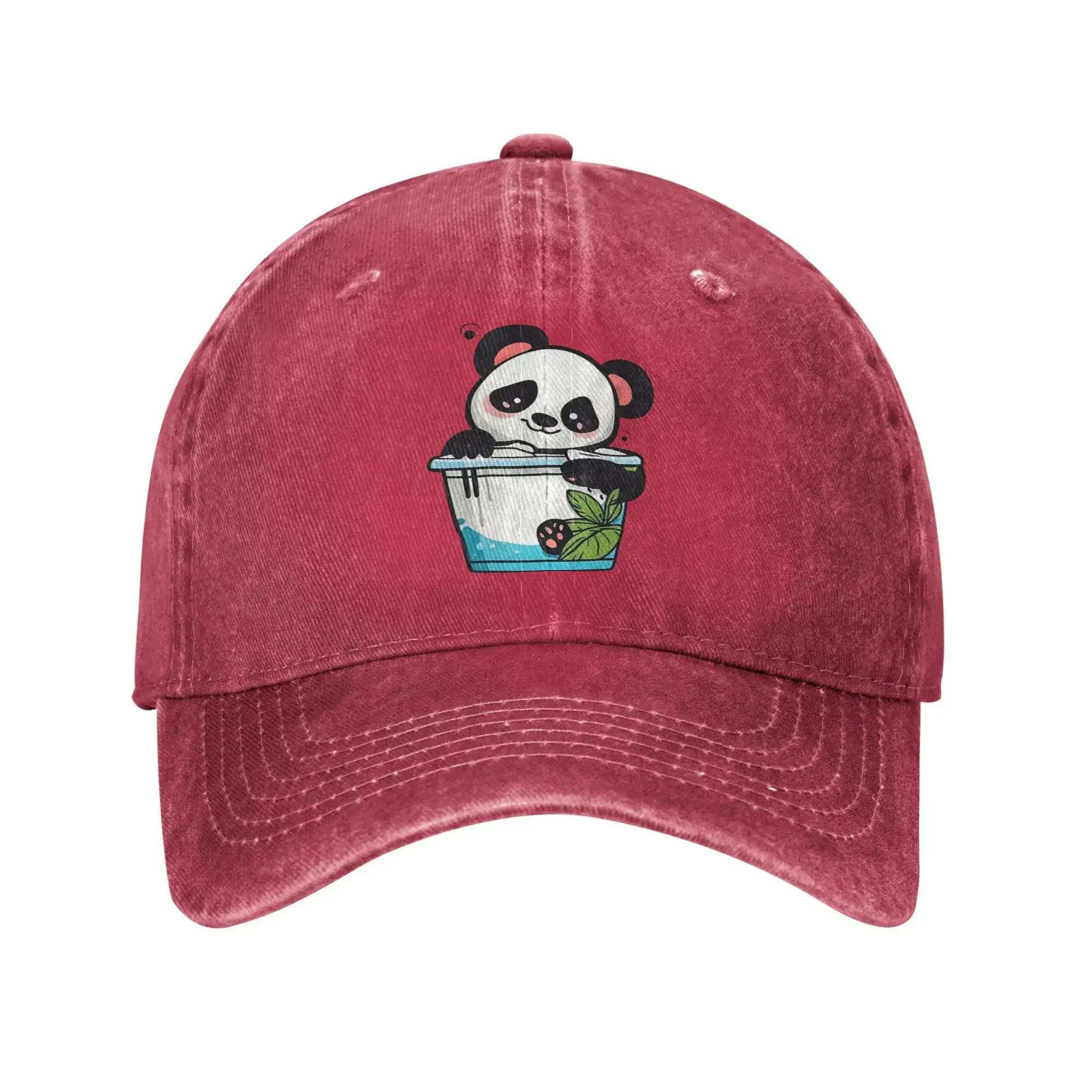 

Baseball Cap Panda enjoy in milk Summer Stylish Trucker Hat WoUnisex Unisex Custom DIY Kpop Rock Dropshipping Baseball Caps One Size