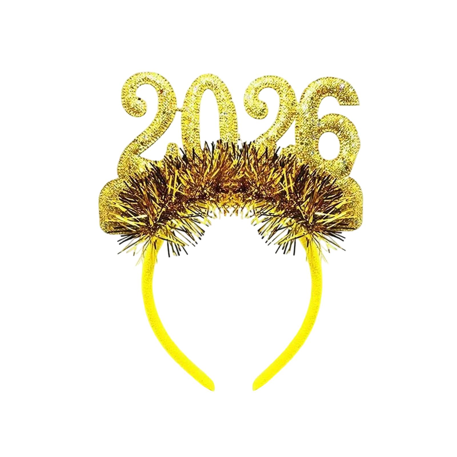 

New Year s Eve Party Headband Christmas Party Activity Sequin Decorative Headband One Size